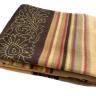 Плед cotton Rajtex 200*220 Диагональ коричневая 08105a