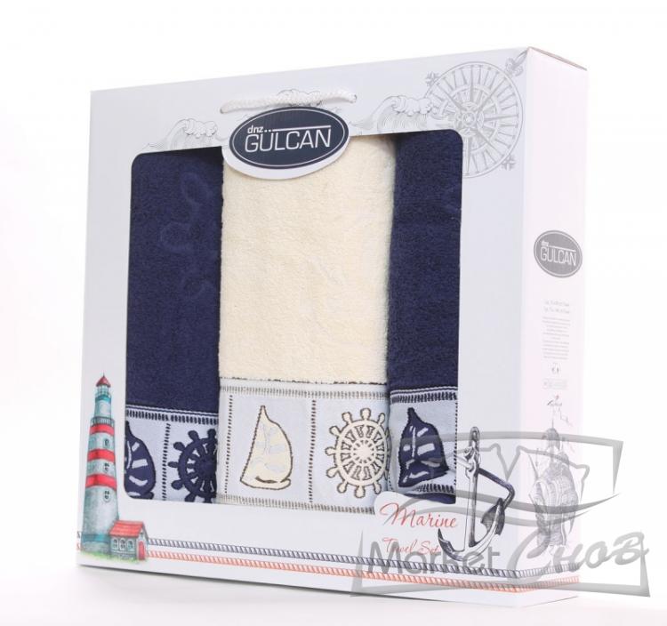 Набор Gulcan Marine (50*90/2+70*140) 100% хлопок