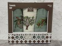 Набор Nil Home полотенце вафельное Олива (40*60)x3 100% хлопок