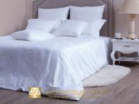 КПБ (1,5 сп.; сатин; 2 нав. 70*70) 5573/1 Белла белый