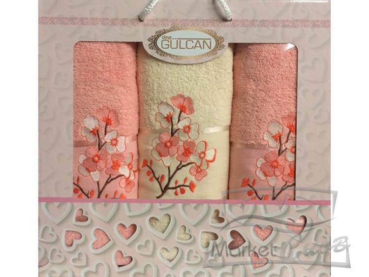 Набор "Gulcan" Sakura (50*90/2+70*140) 100% хлопок