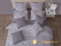 КПБ (1,5 сп.; сатин; 2 нав. 70*70) 7739/2 Шарлотта графит