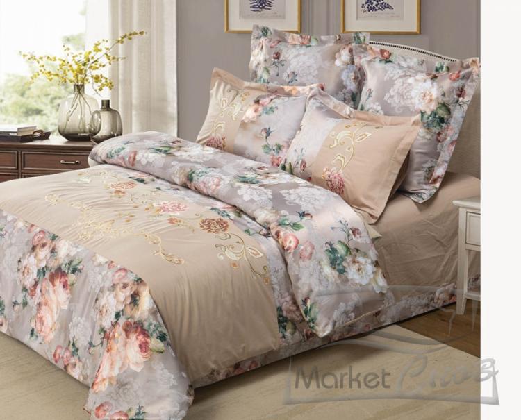 Сатин с вышивкой 2сп D216