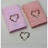 Сердечко 34*78 (12 шт) Полотенце N13-254