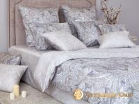 КПБ (1,5 сп.; сатин; 2 нав. 70*70) 7711/3 Болонья серебро