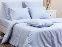 Простыня на резинке 140*200*30 сатин меланж ДЕНИМ