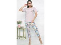 Домашний костюм футболка + бриджы арт.ТК3738